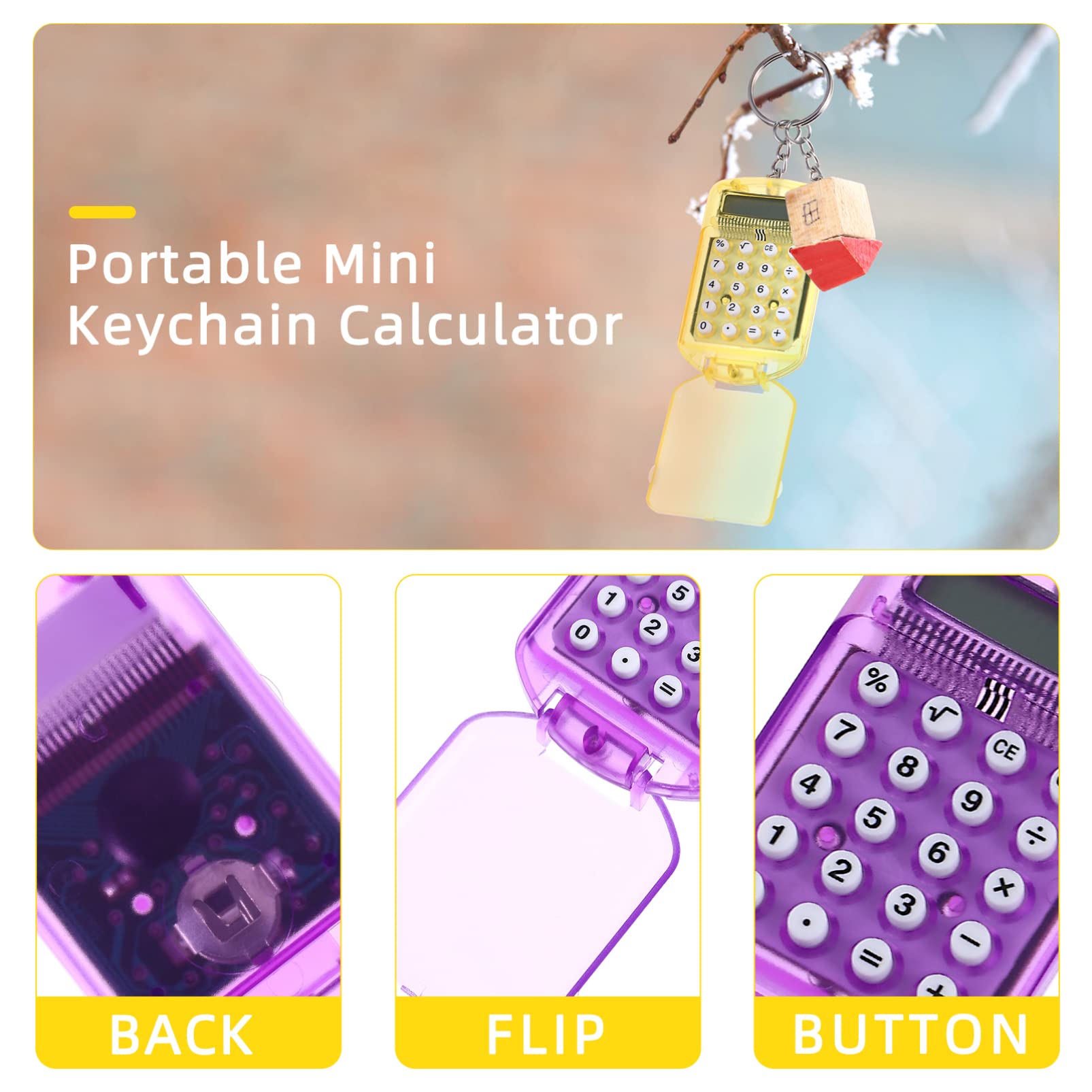 Calcolatrice Legami Calcoolator Flora - Two Way Power, Spegnimento Automatico