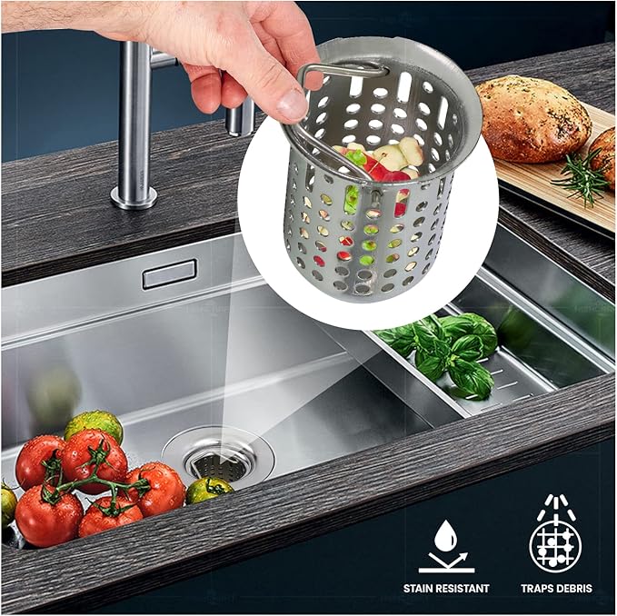 Colador de Fregadero Everflow Acero Inoxidable miniatura 2