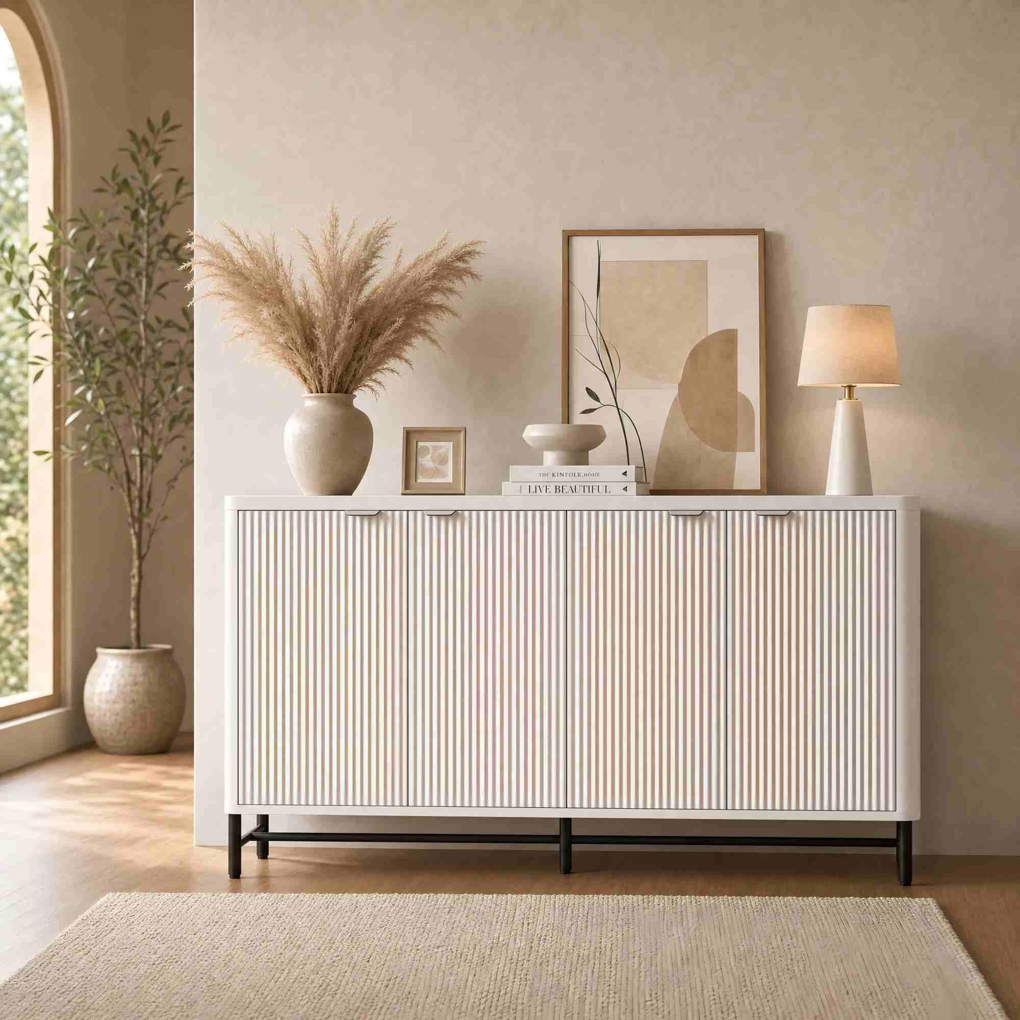 Fatmok 65″ Fluted Buffet