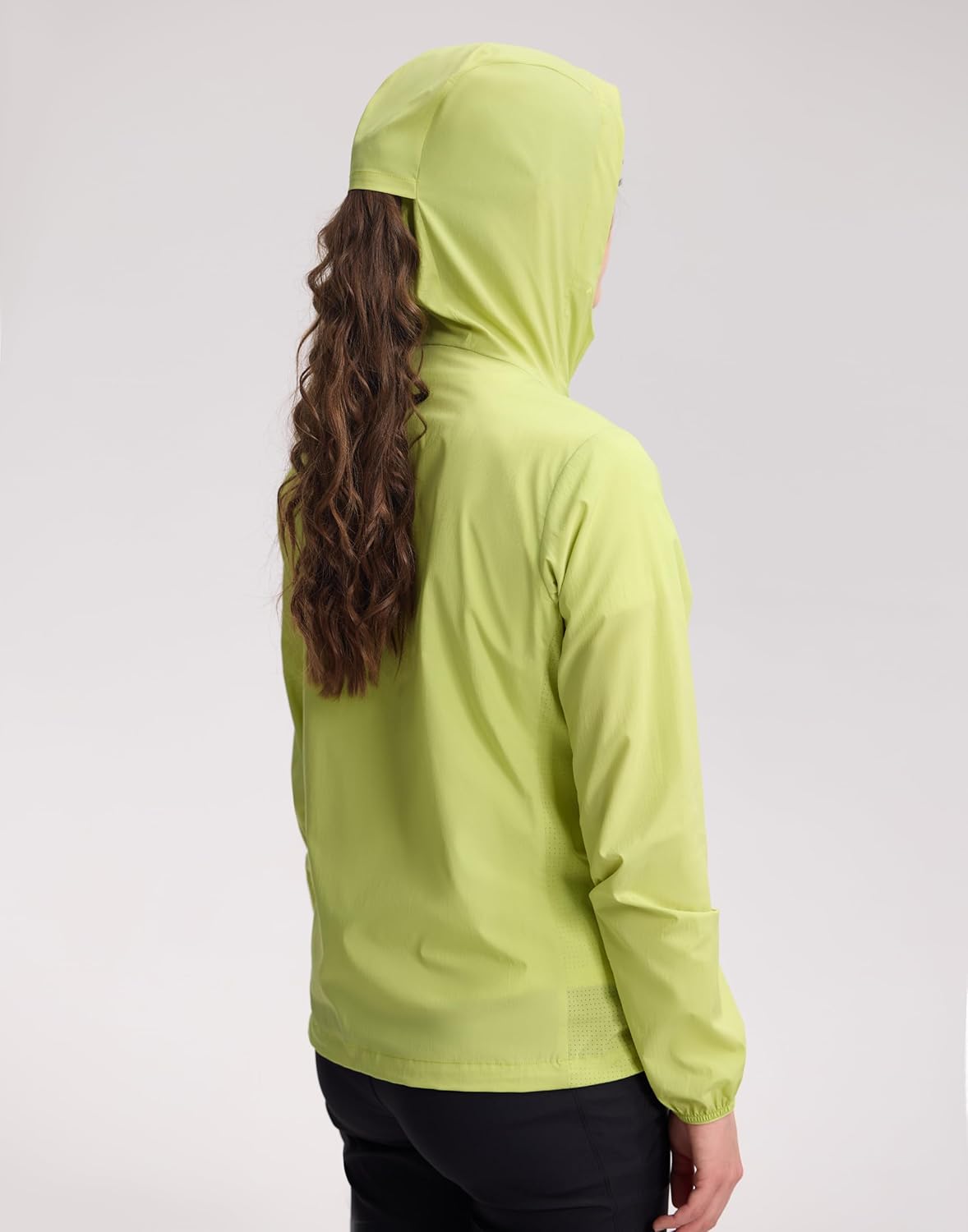 Pioneer Camp Women's UPF 100 Windbreaker Jacket Sun Protection Hoodie Packable Lightweight with Pockets Hiking Running