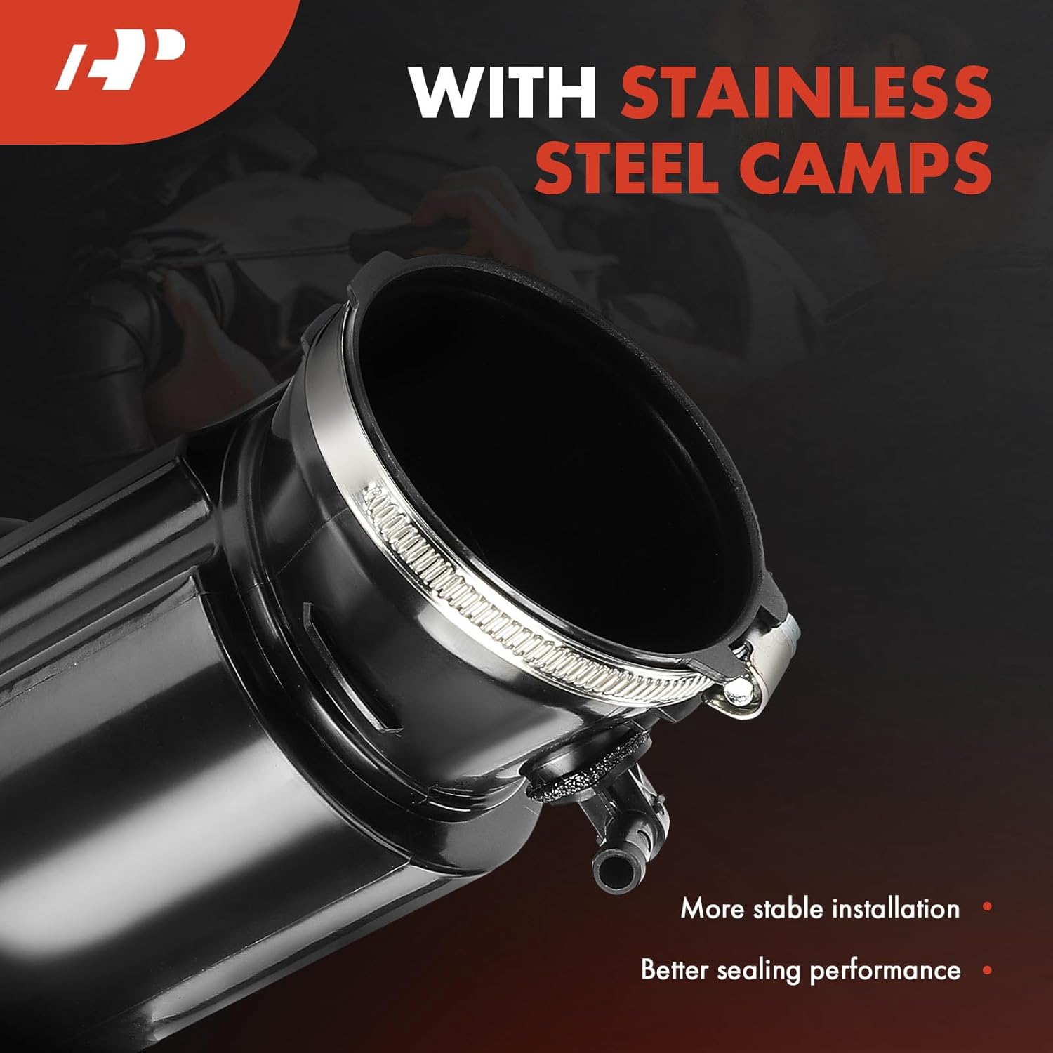 A-Premium Engine Air Clean Intake Tube Hose Compatible with Audi A6 Quattro 2009 2010 2011, 3.0L