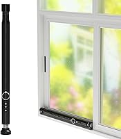 Vista 8 de Barra de Seguridad para Puerta Corrediza a Prueba de Niños, Paquete de 2, Ajustable de 16 a 51 Pulgadas, Tope de Barra de Seguridad para Puerta