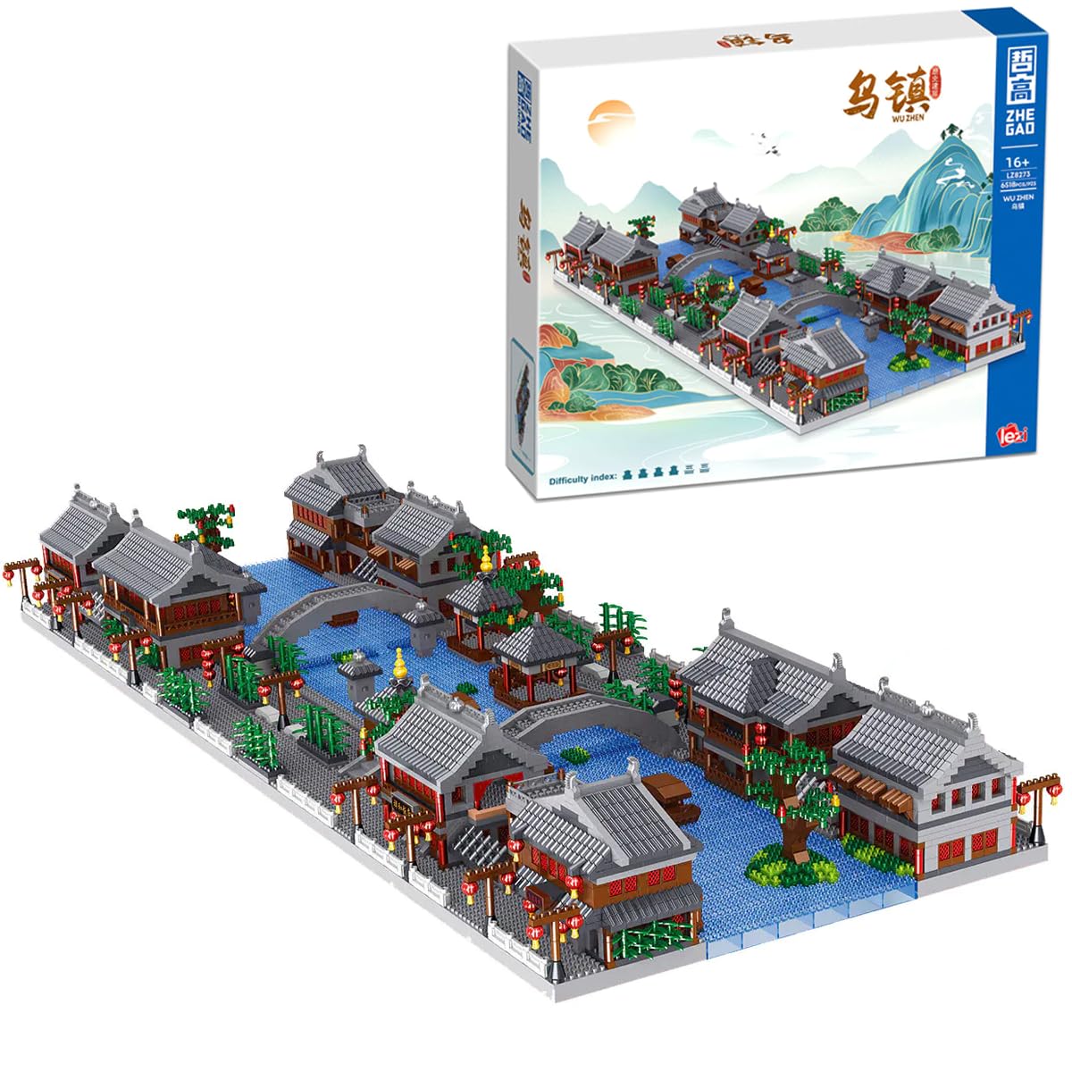 JOMIOD Micro Bauklötze Hase Mit Blumenkorb – 400+ Teile, Kreatives Bausteine-Set Für Kinder, Dekoration, Geschenk