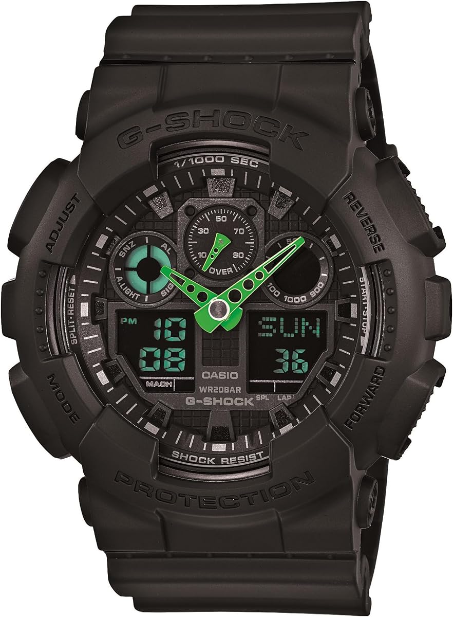 Reloj para hombre GA-100 XL Series G-Shock Quartz 200M WR resistente a los golpes