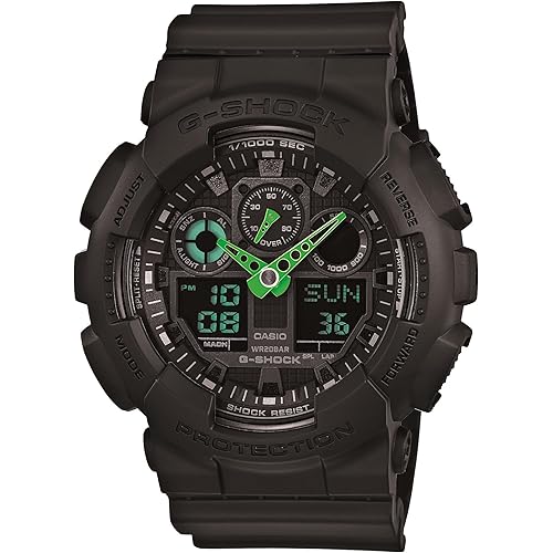 Casio Men's GA-100 XL Series G-Shock Quartz 200M WR Shock Resistant Watch