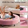 Trampolín BCAN SP1 de 36" para Niños, Interior, con Manubrio de Espuma | FED Fitness | Certificado ASTM para Seguridad Infantil, Cubierta Reforzada y Marco de Acero Resistente, Fácil de Armar, Peso Máximo 132 lbs 3