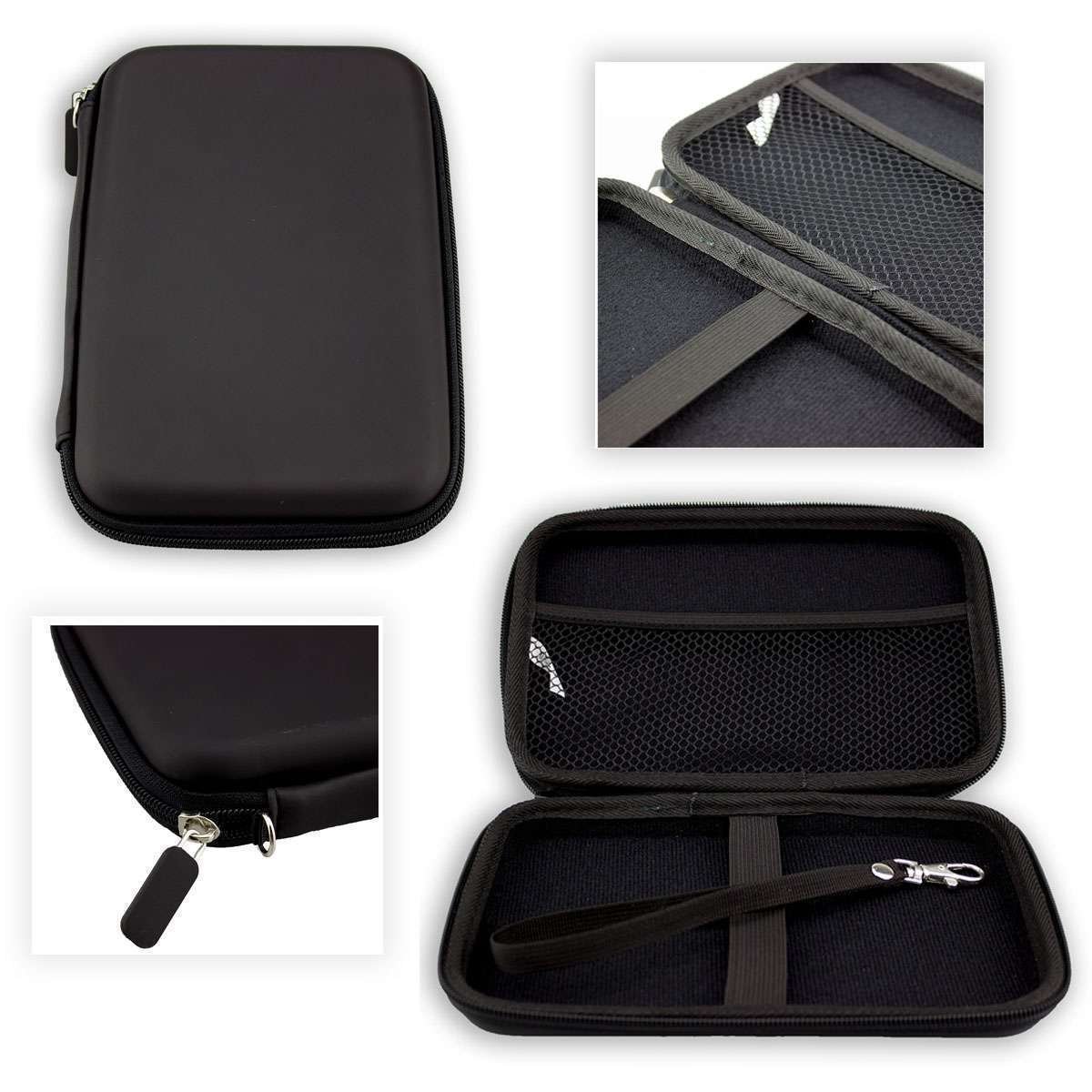 caseroxx GPS-Case for Garmin Drivesmart 61 LMT-D in black made of