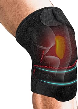 Knee Compression Sleeve - Portable Knee Support Brace | Skin Friendly Knee Brace Compression Sleeve Sports Powerlifting, Running Multifunctional Patella Band Hmltd