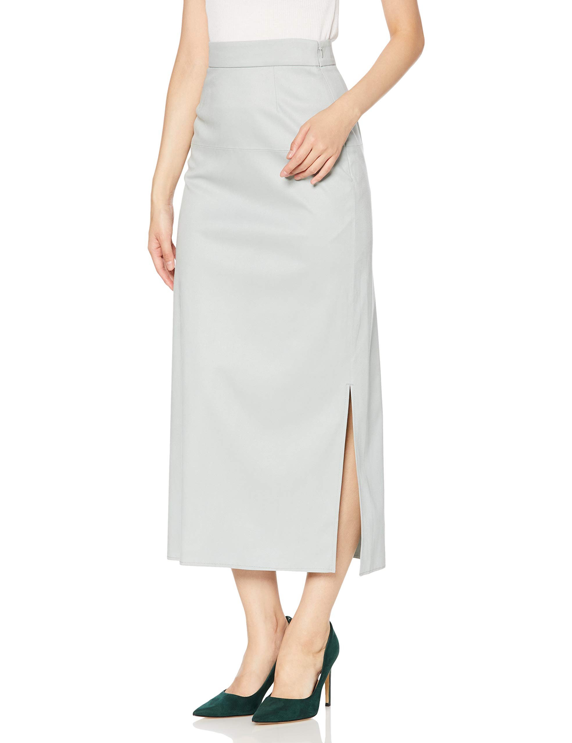 Amazon.co.jp: [フレイ アイディー] サイドスリットスウェードスカート