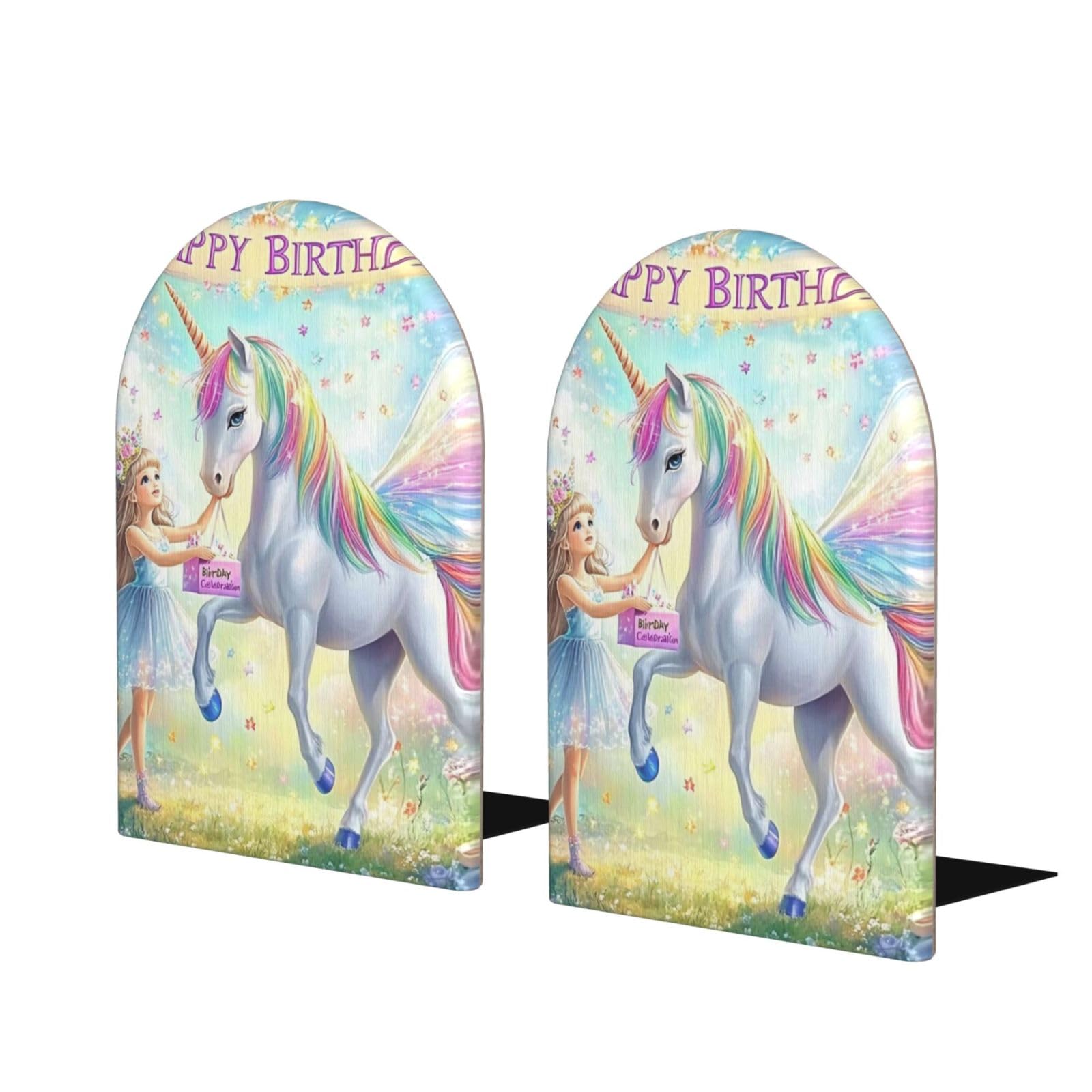 Serre-livres licorne anti-glisse pour stabiliser vos albums