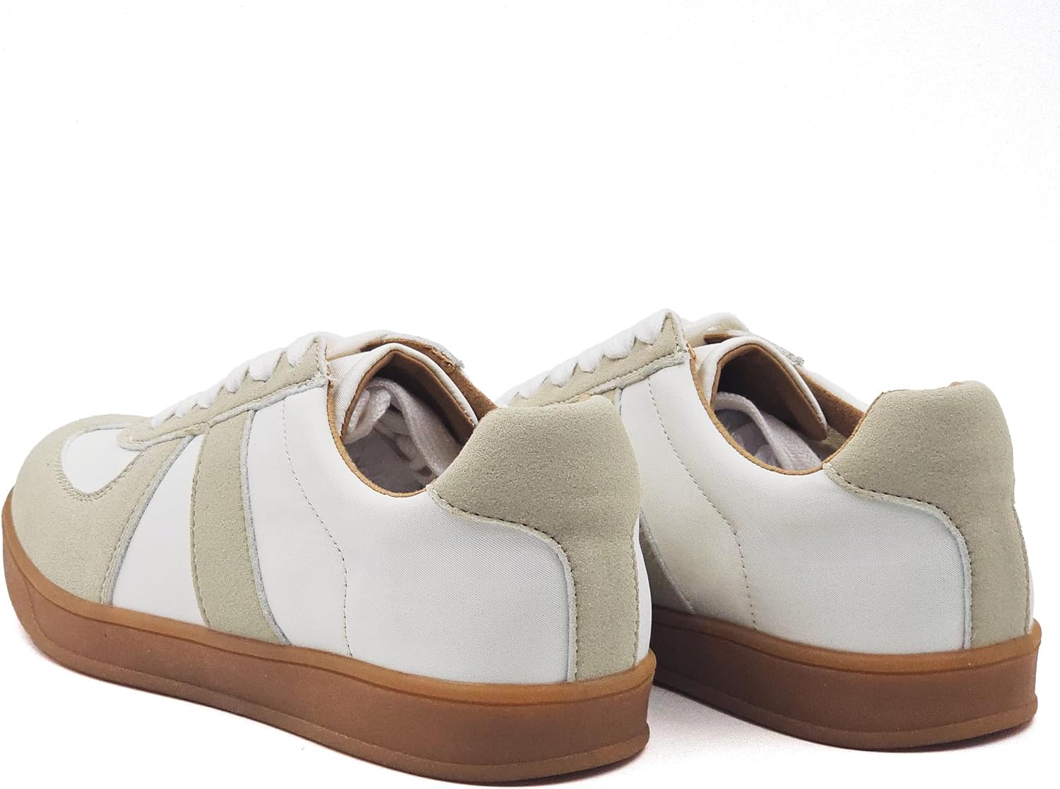 Women's Lace Up Trendy Sneaker Classic Fashion Low Top Walking Shoes - Picture 39 of 109