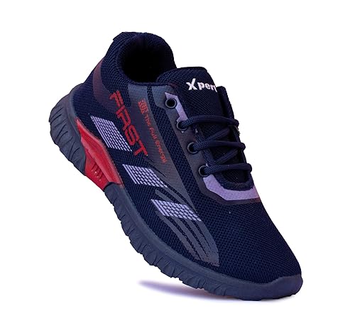 Xpert Sports Shoes for Boys, Kids Sports Shoes, Running Shoes for Boys & Girls, Outdoor Sports Shoes for Kids 4 to 12 Years, Navy Shoes, Blue Shoes, Designer Kids Shoes, Kids Shoes for Dance.