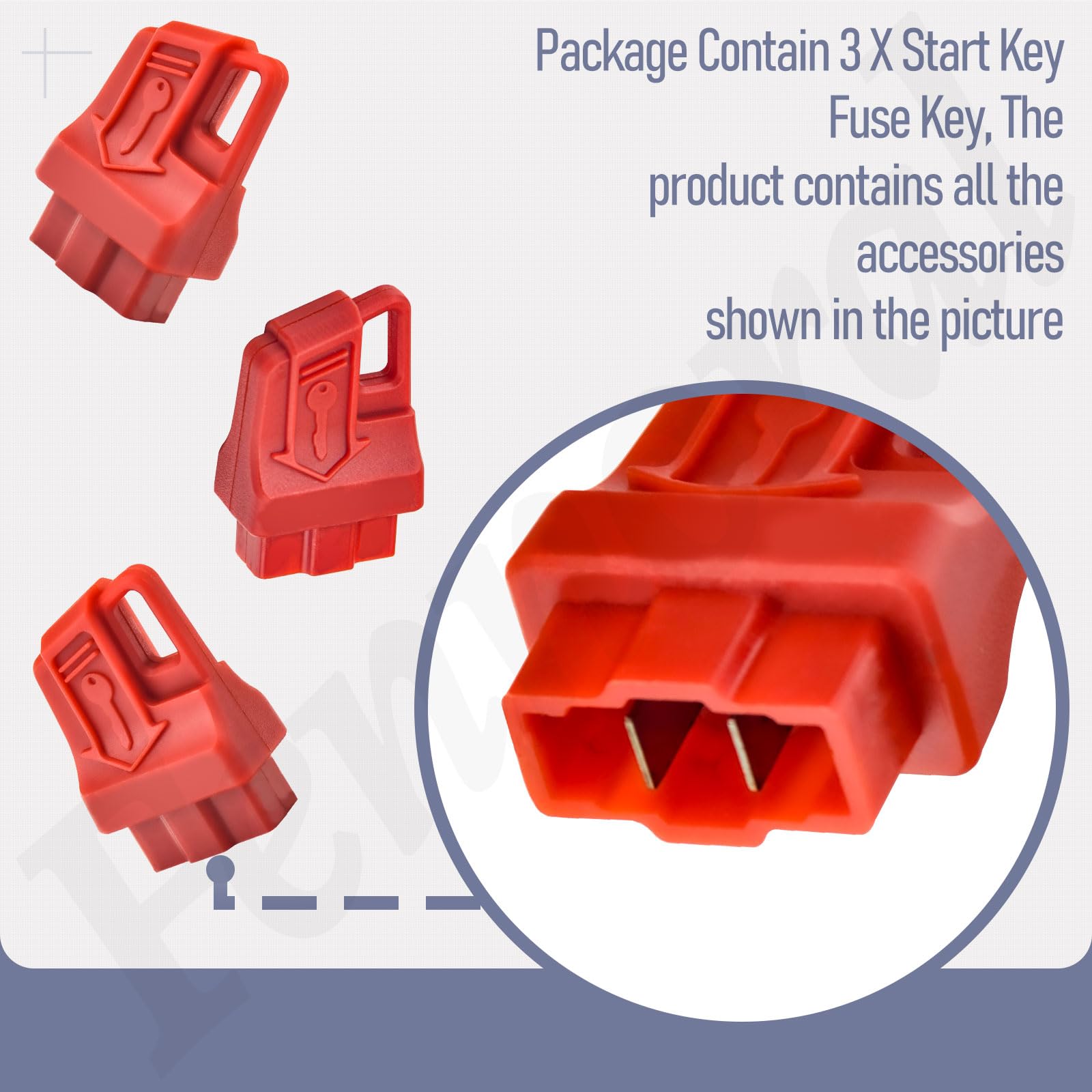 Amazon.com: Fennoral 3-Pack 311280001 Start Key for Ryobi 40V Lawn