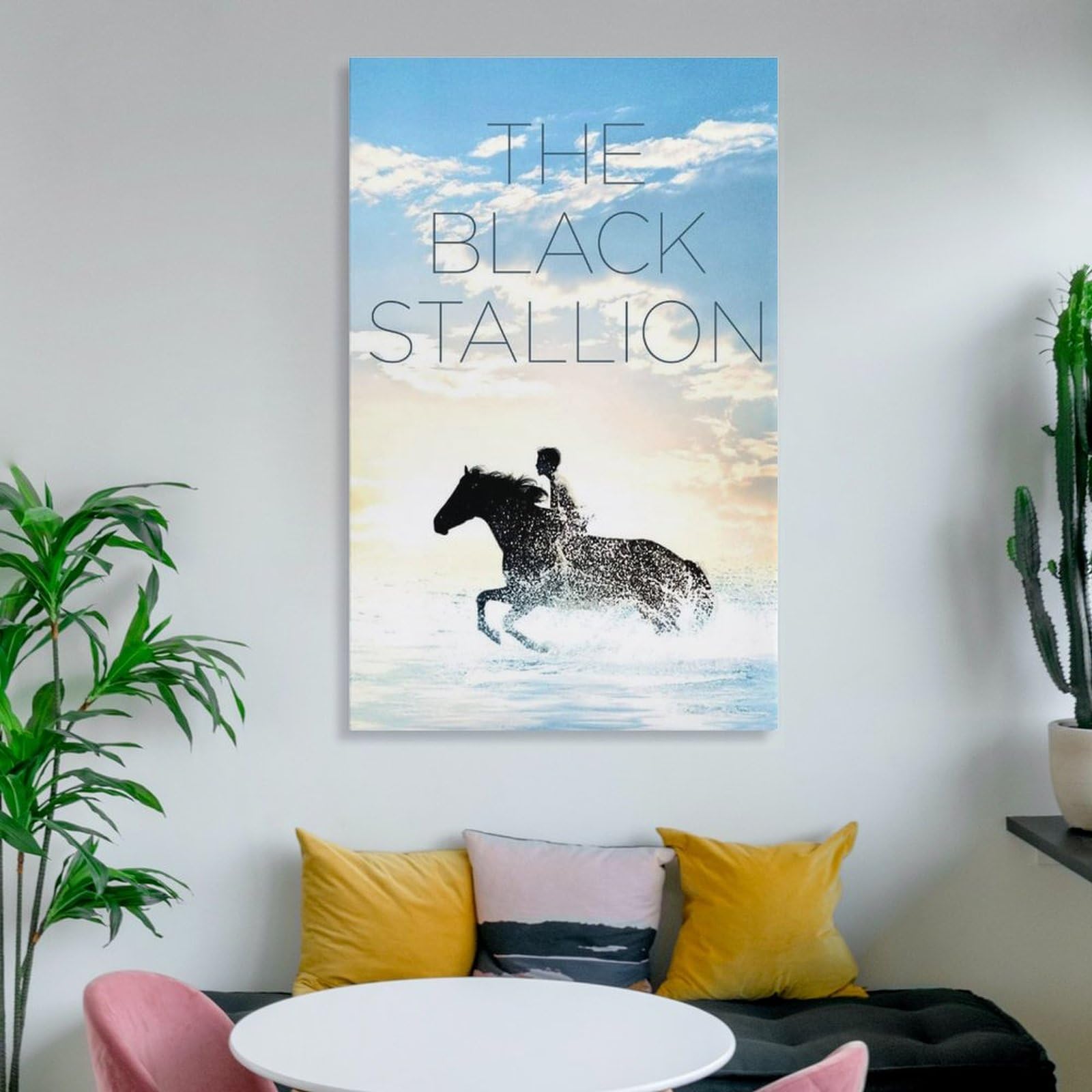 Amazon.com: GUSMYPLG The Black Stallion Movie Poster.2 Canvas