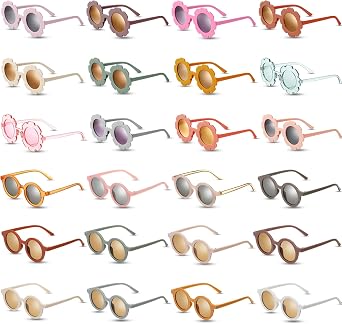 24 Pairs Kids Sunglasses Bulk