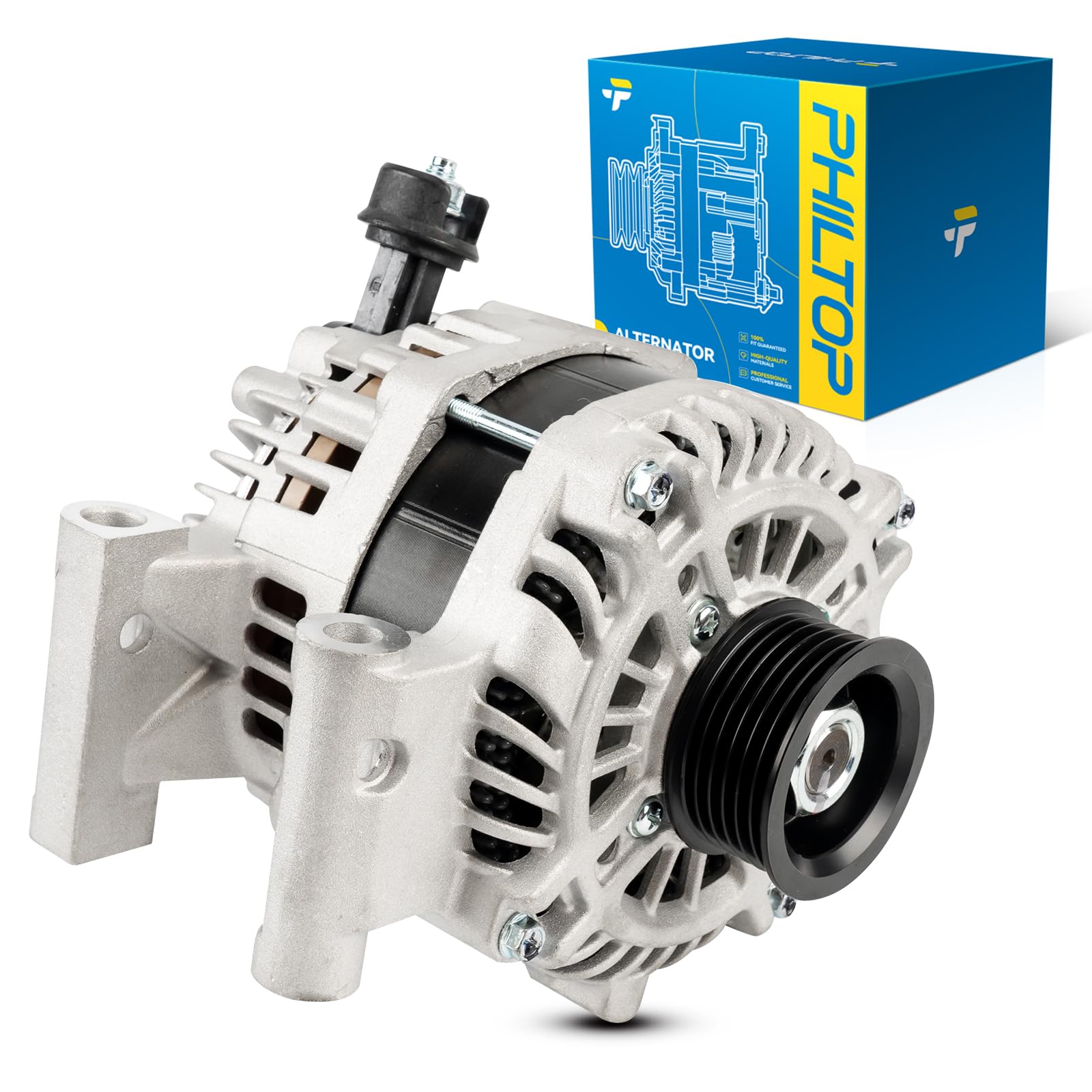 PHILTOP New Alternator 11272N Fit for 2008-2011 Ford Focus