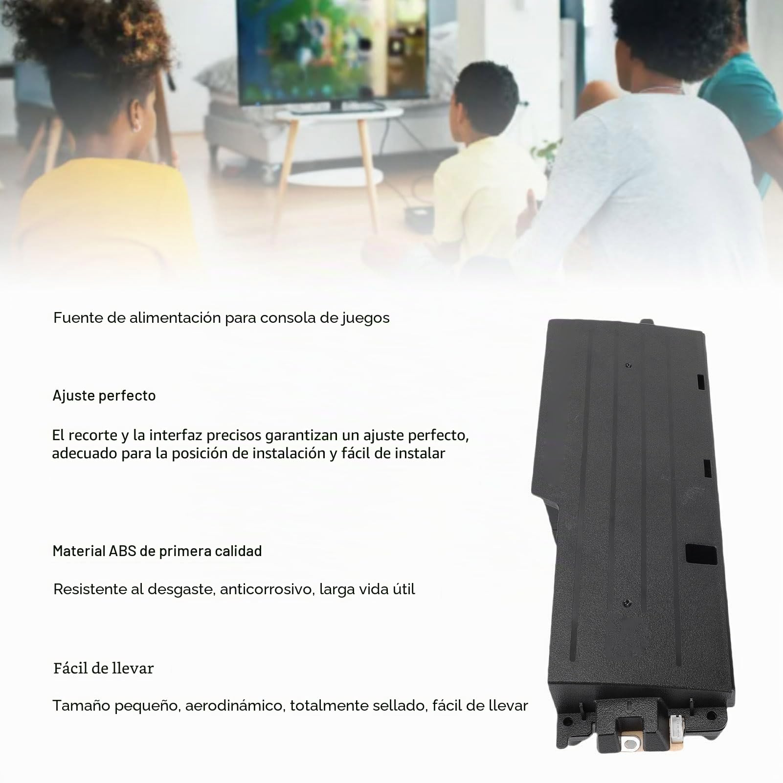 LICAEVEY Fuente de Alimentación Interna de Repuesto para PS 3 Slim 3000, Fuente de Alimentación EADP-185AB/APS-306 de Ajuste Exacto con Carcasa de ABS, Fácil de Instalar para Tipos