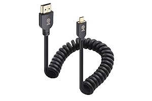Cable Matters Micro HDMI to HDMI 3ft Coiled Cable