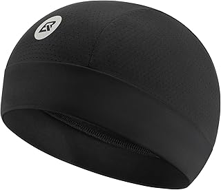 ROCKBROS Boné de verão de ciclismo baixo capacete proteção UV, Sotocapacete macio e secagem rápida UPF 50+ para homens mulheres motocicleta correr desportos ao ar livre