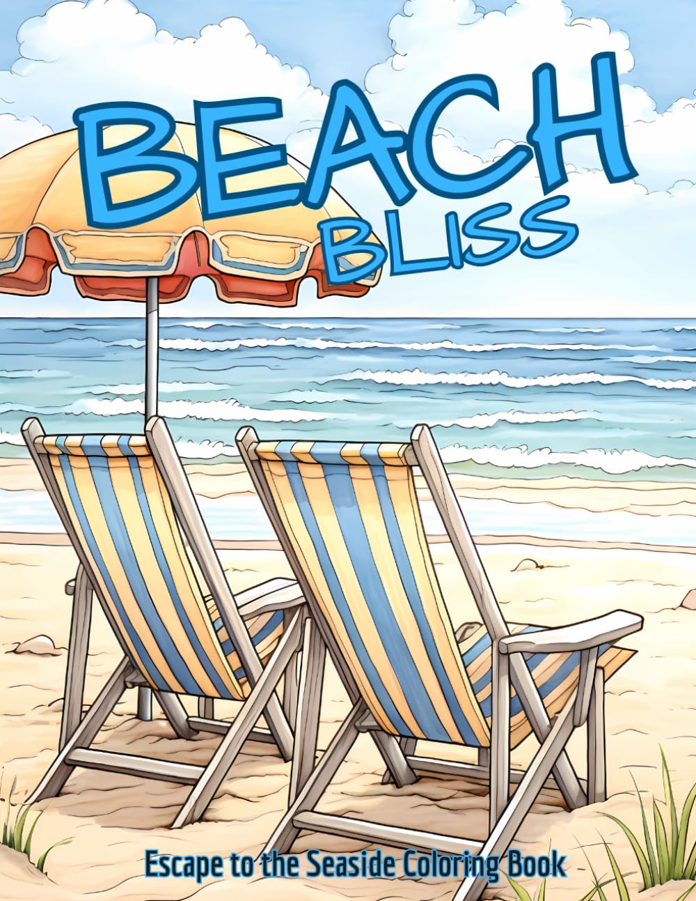 Beach Bliss: Escape to the Seaside Coloring Book