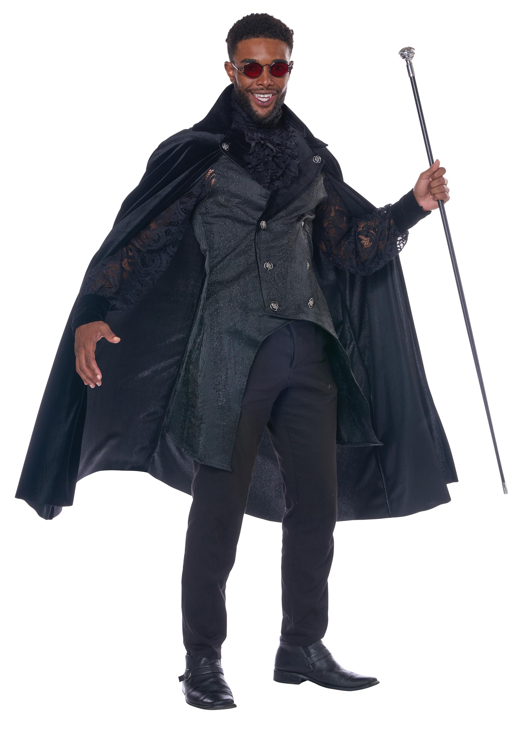 Men's Deluxe Dashing Count Dracula 3 Piece Costume | Vampire Costumes