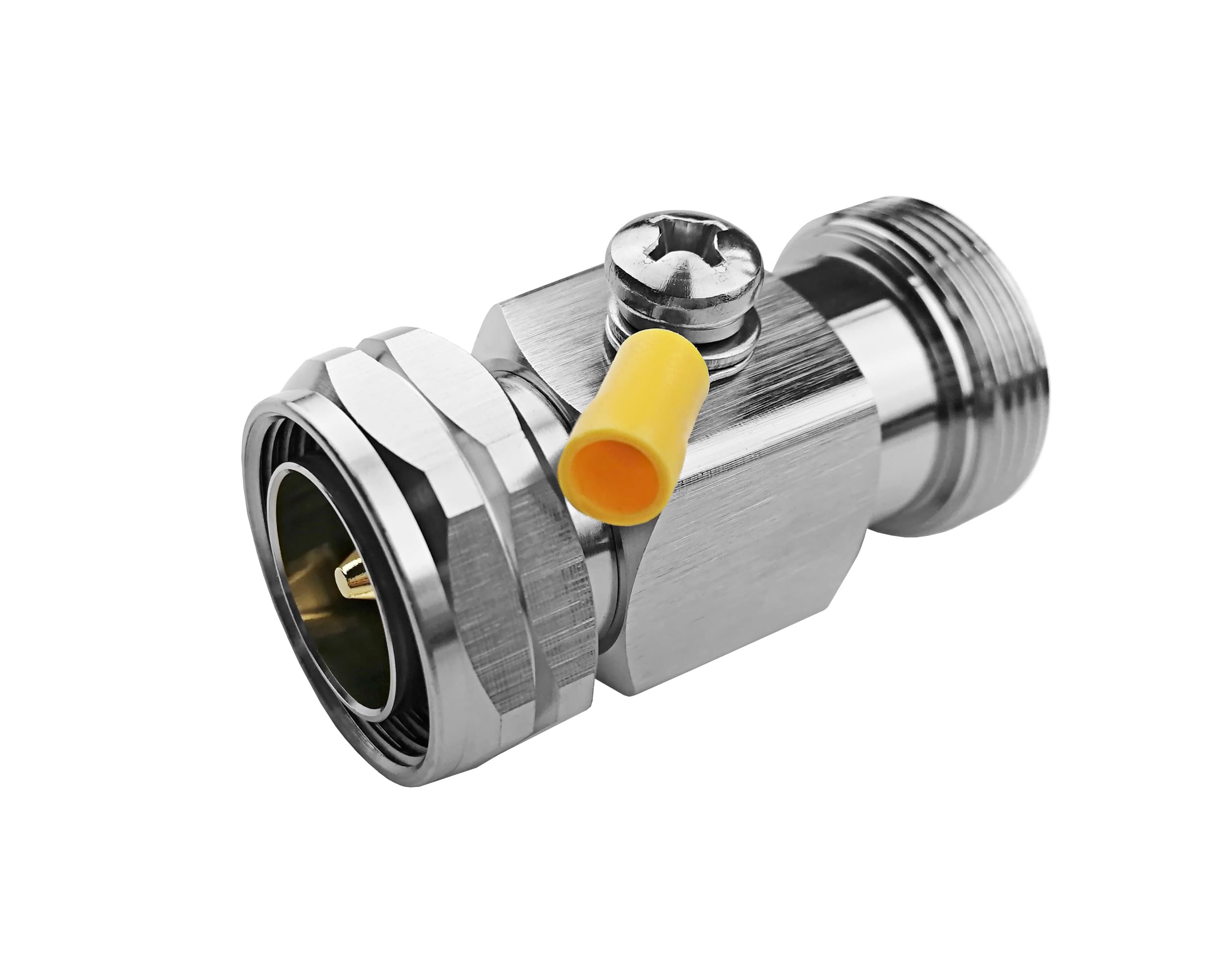 1 szt. 0-3 GHz 7-16 Din męski na żeński ogranicznik przepięć piorunowych - 50 Ohm dwukierunkowa ochrona do użytku na zewnątrz
