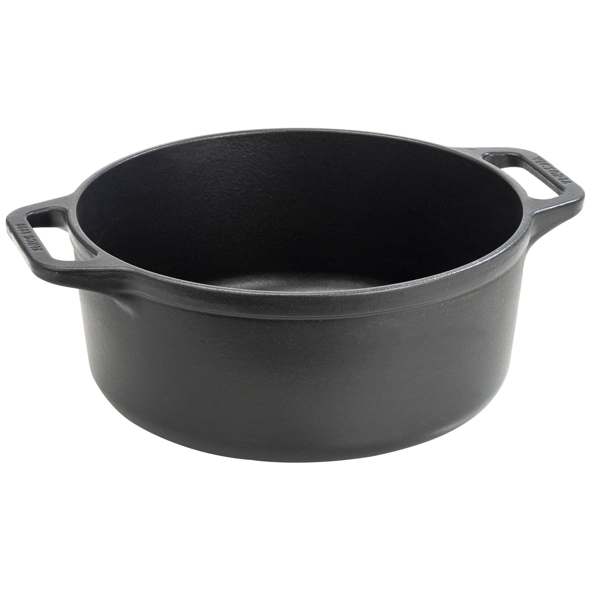 Victoria Horno Holandés Inducción Hierro Fundido Esmaltado 25cm, Cocotte 3,8L, sin PTFE ni PFOA, Apto para Fuego, Barbacoa, Horno, Vitrocerámica, Gas