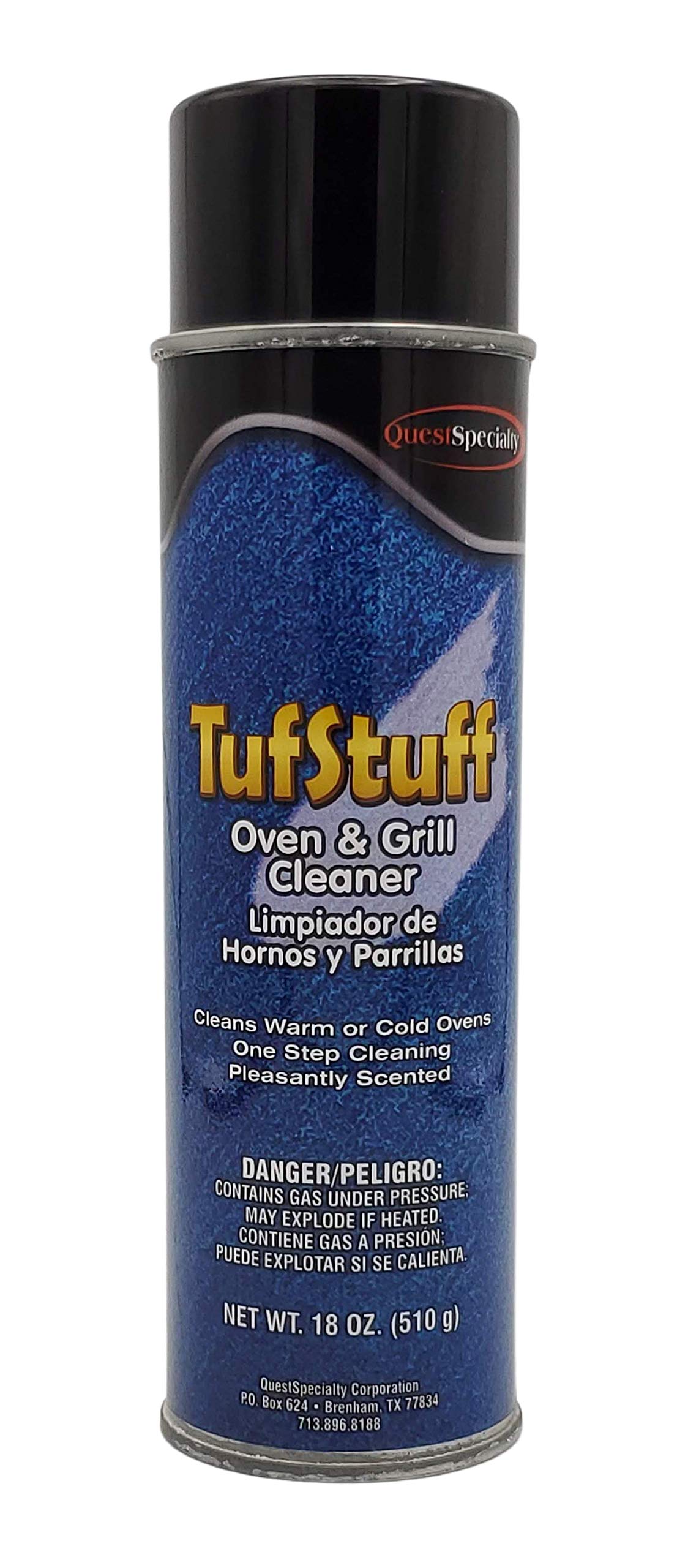 Quest Specialty TUFSTUFF Oven & Grill Cleaner, 20 oz. can, 1 count, Blue, 2350-1