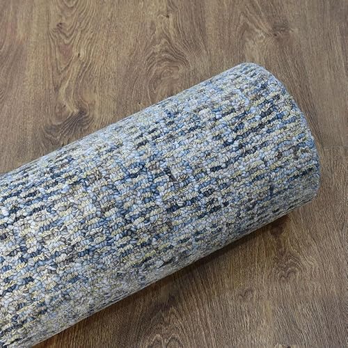 Miniatura 10 de Rugsotic Carpets Alfombra de lana copetuda a mano 5'x8' alfombra floral camello K00219