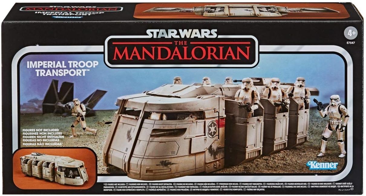 Star Wars The Vintage Collection The Mandalorian Imperialer Truppen-Transporter Fahrzeug, Spielzeug für Kids ab 4 Jahren