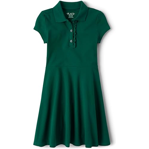 The Children's Place Girls' Pique Polo Dress