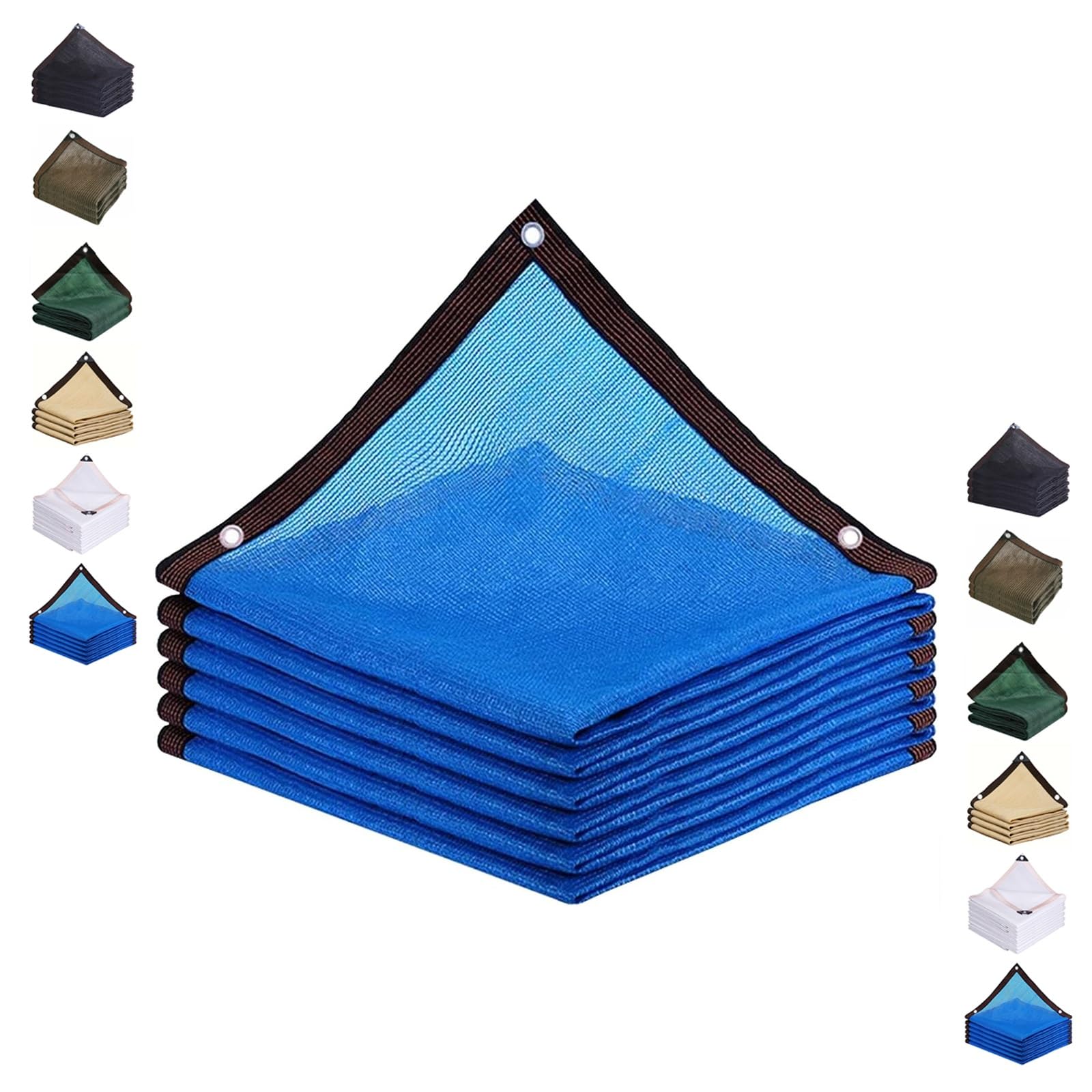 GLDYTVF 90% Shade Cloth – UV ProtectionNetting for Garden Patio Pergola – 10x20ft Blue Shade Sail Mesh Tarp for Outdoor Canopy Heavy Duty Shade Cover
