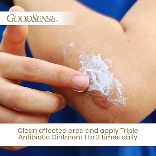 Miniatura 7 de GoodSense Pomada antibiótica triple de máxima potencia más alivio del dolor: alivia cortes dolorosos, raspaduras y quemaduras, previene infecciones,
