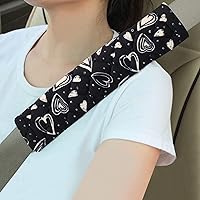 Vista 21 de Amooca Fundas Suaves para Cinturón de Seguridad del Automóvil Almohadillas de Hombro para Cinturón de Seguridad 2 PCS Ajuste Universal para Todos