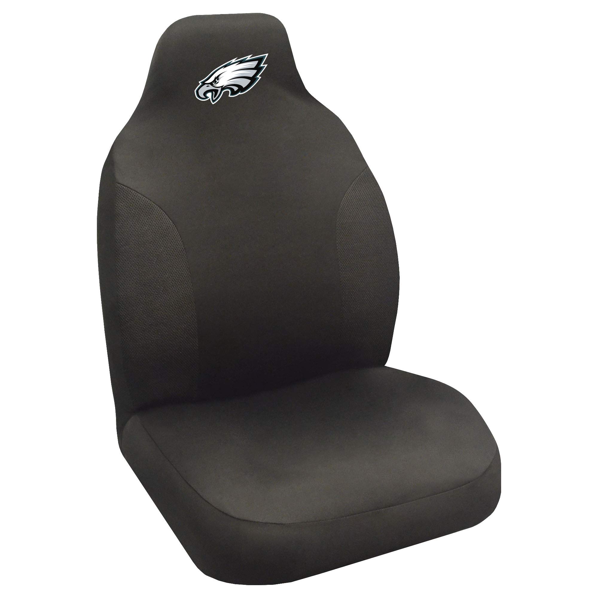 FANMATS - 21575 NFL Philadelphia Eagles Embroidered Seat Cover, Black, 20"x48"