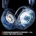 SteelSeries Arctis Nova 7X Wireless Multi-Platform Gaming Headset — Neodymium Magnetic Drivers - 2.4GHz + Bluetooth — 38Hr USB-C Battery — AI Mic — Xbox Series X|S, PC, PS5, Switch, VR, Mobile -White
