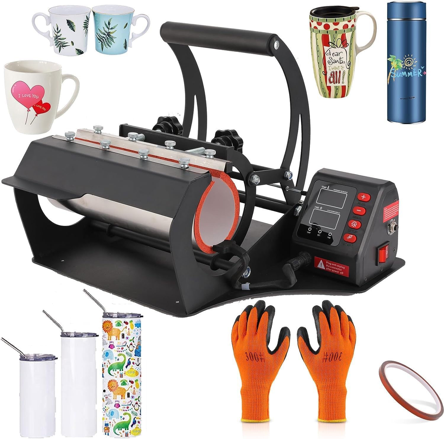 Machine à presse à gobelet pour créer des mugs personnalisés maison