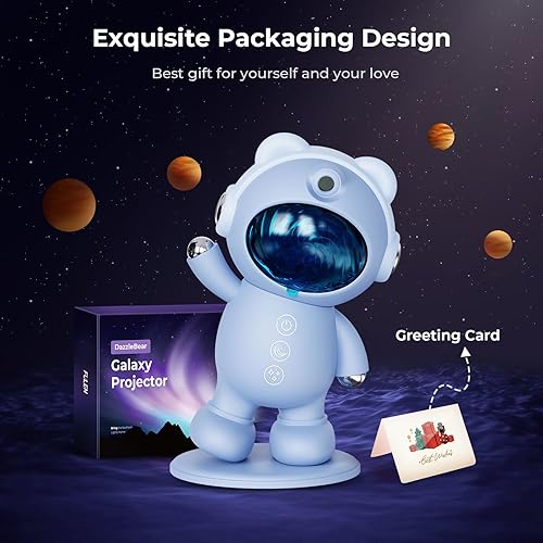 Miniatura 7 de FULEN Proyector de galaxia para dormitorio, proyector de estrellas de luz nocturna para niños, luz de techo Aurora para decoración estética,