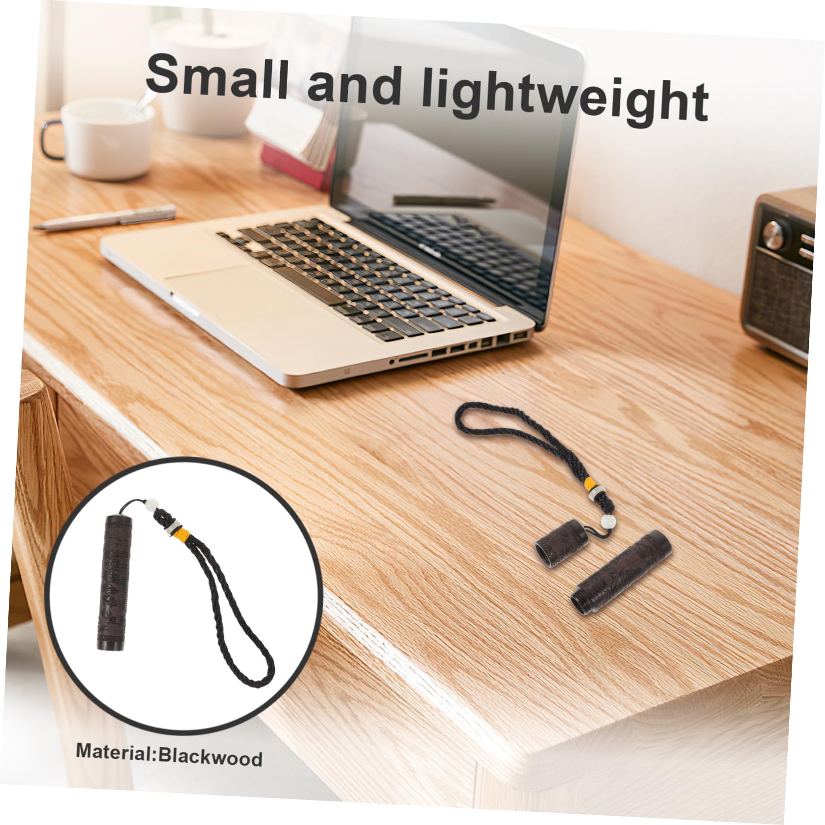 FUNOMOCYA Box Small Toothpick Case Home Toothpick Storage Buckets Tabletop Toothpick Holder Ebony Wood Toothpick Container