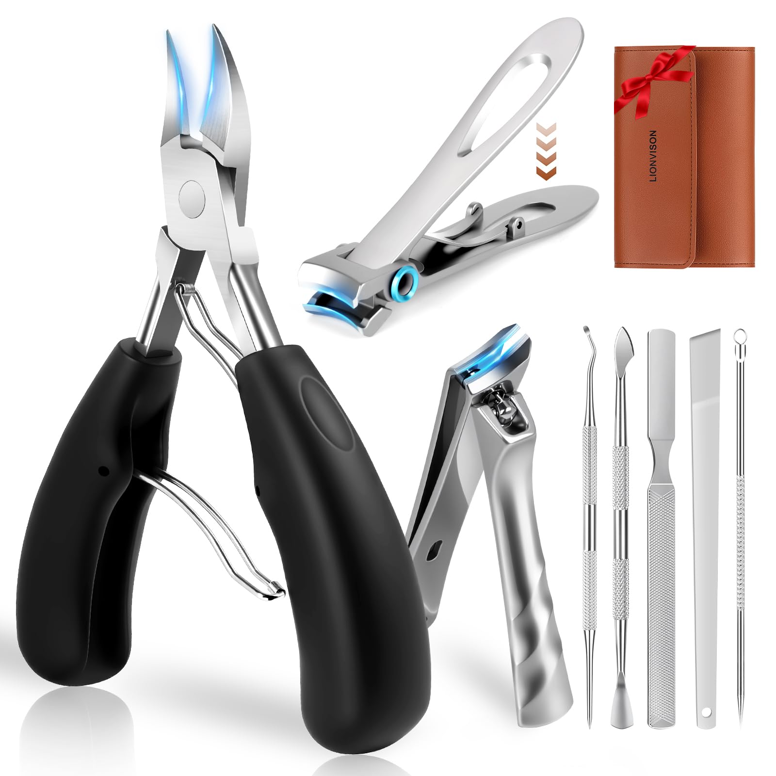 LIONVISON Ingrown Toenail Removal Kit: Thick Toenails in 3S & 70% Faster