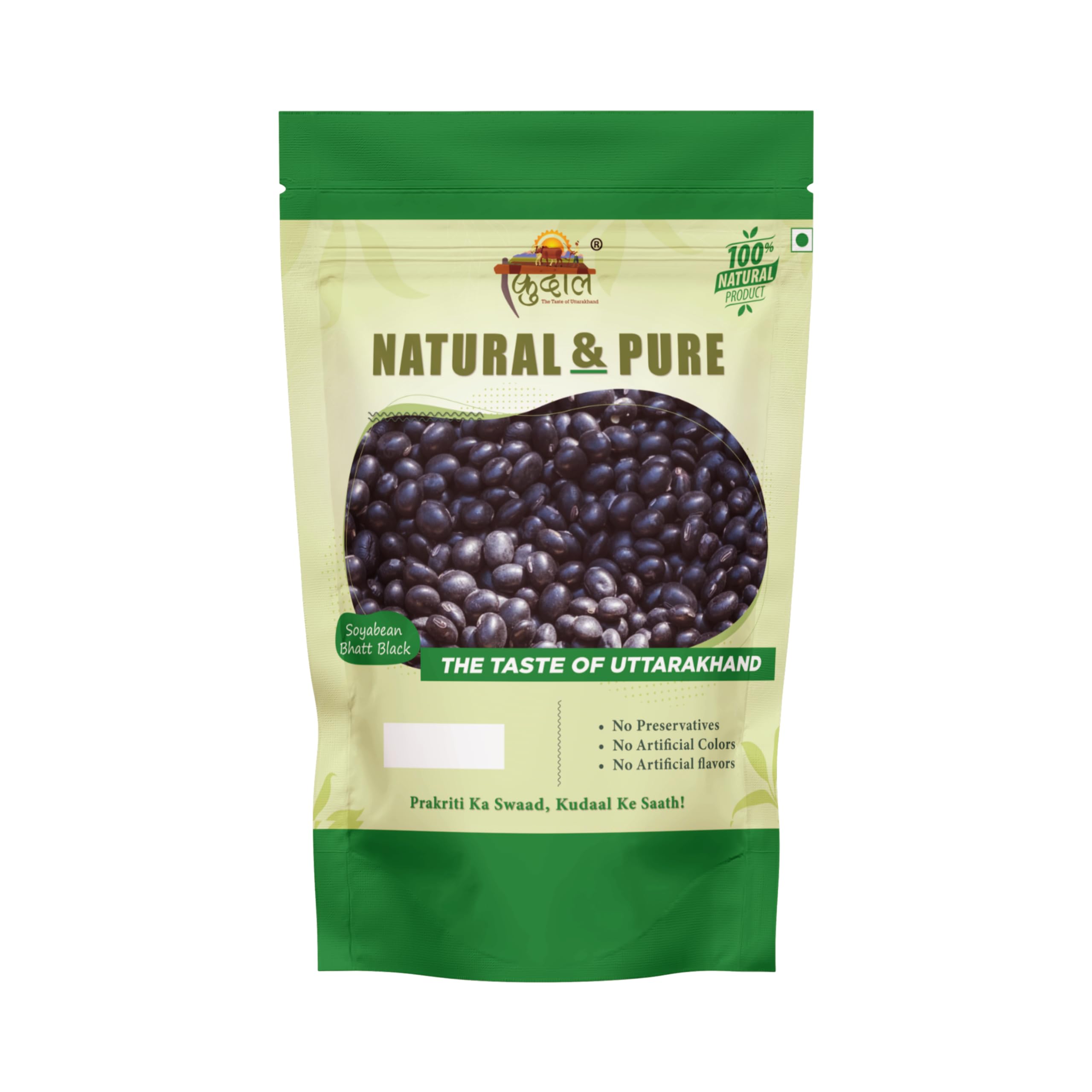Kudaal Kala Bhatt ki Dal| Pahadi Chapta (Flat) Black Soyabean| Harvested & Sourced from Uttarakhand |100% Natural| Unpolished Beans| Rich in Protein, Fiber |SuperFood |Pack of 950g (B0DC1237D4) Amazon Price History, Amazon Price Tracker