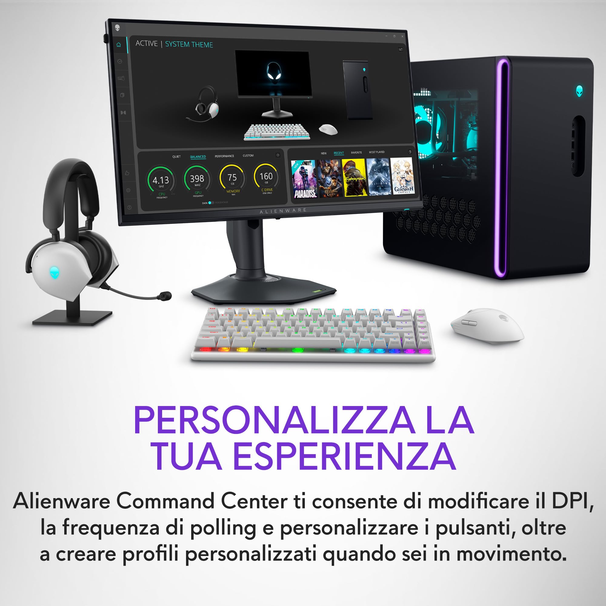 Alienware Pro Ratón inalámbrico para Juegos