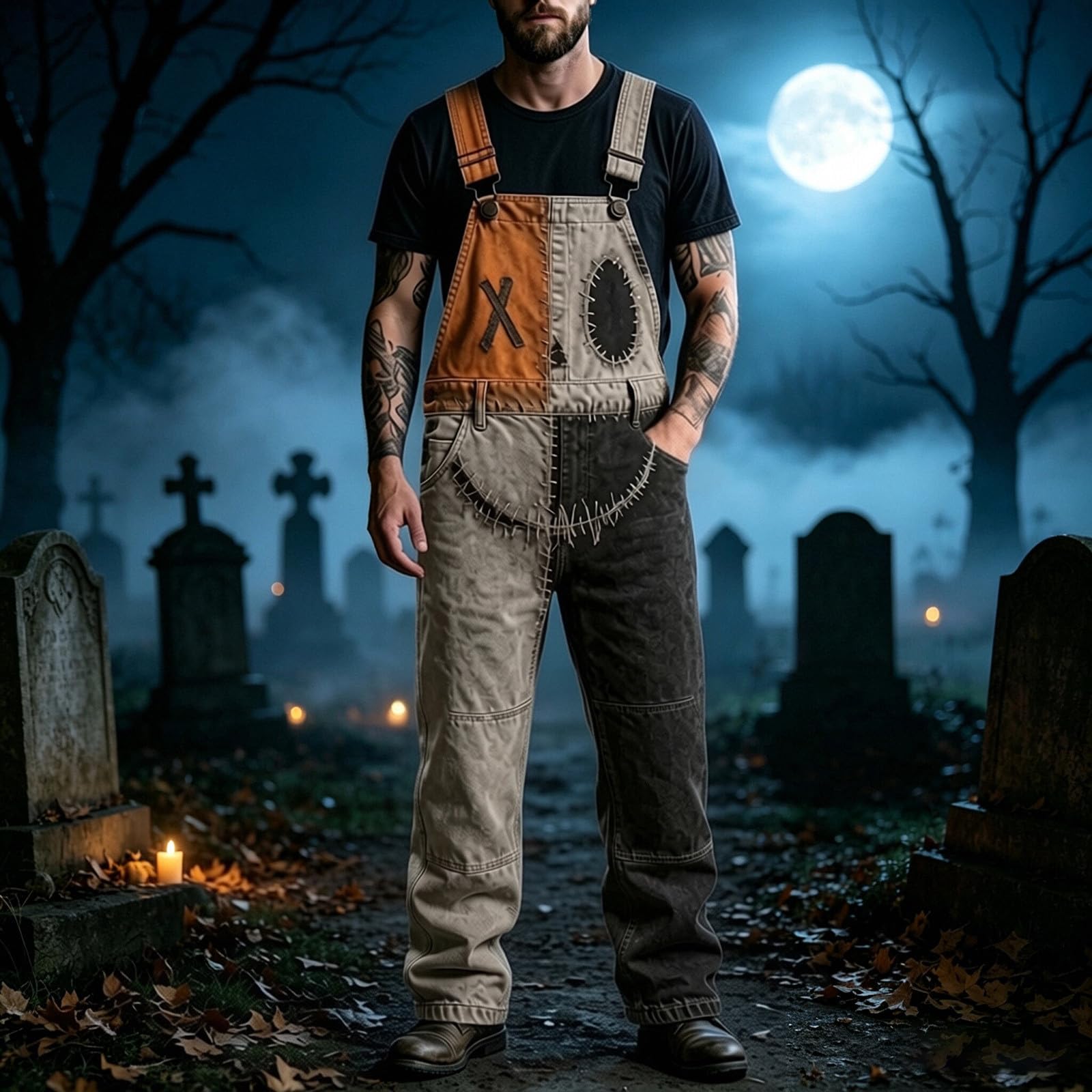 Pantalon décontracté Homme Bretelles imprimées vêtement Quotidien élégant Confortable pour Travail Loisirs et Sport Tenue Polyvalente Coupe Salopette idéal Toutes Saisons Lavage Main ou Machine