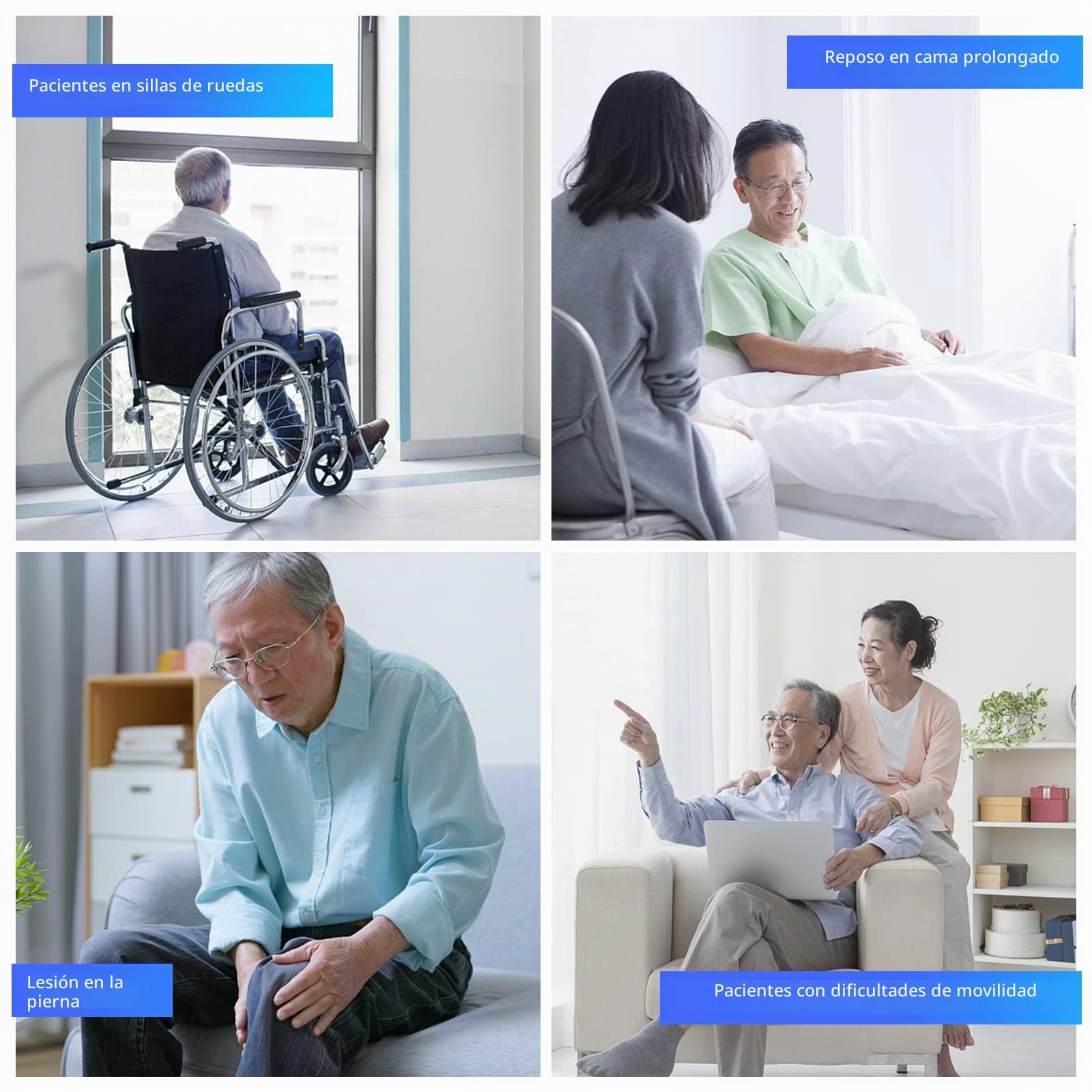 LOSCHEN Cinturón de seguridad para silla de ruedas, antideslizante, silla gruesa, área abdominal, ajustable, antideslizante, con hebilla para personas mayores, personas mayores (azul)