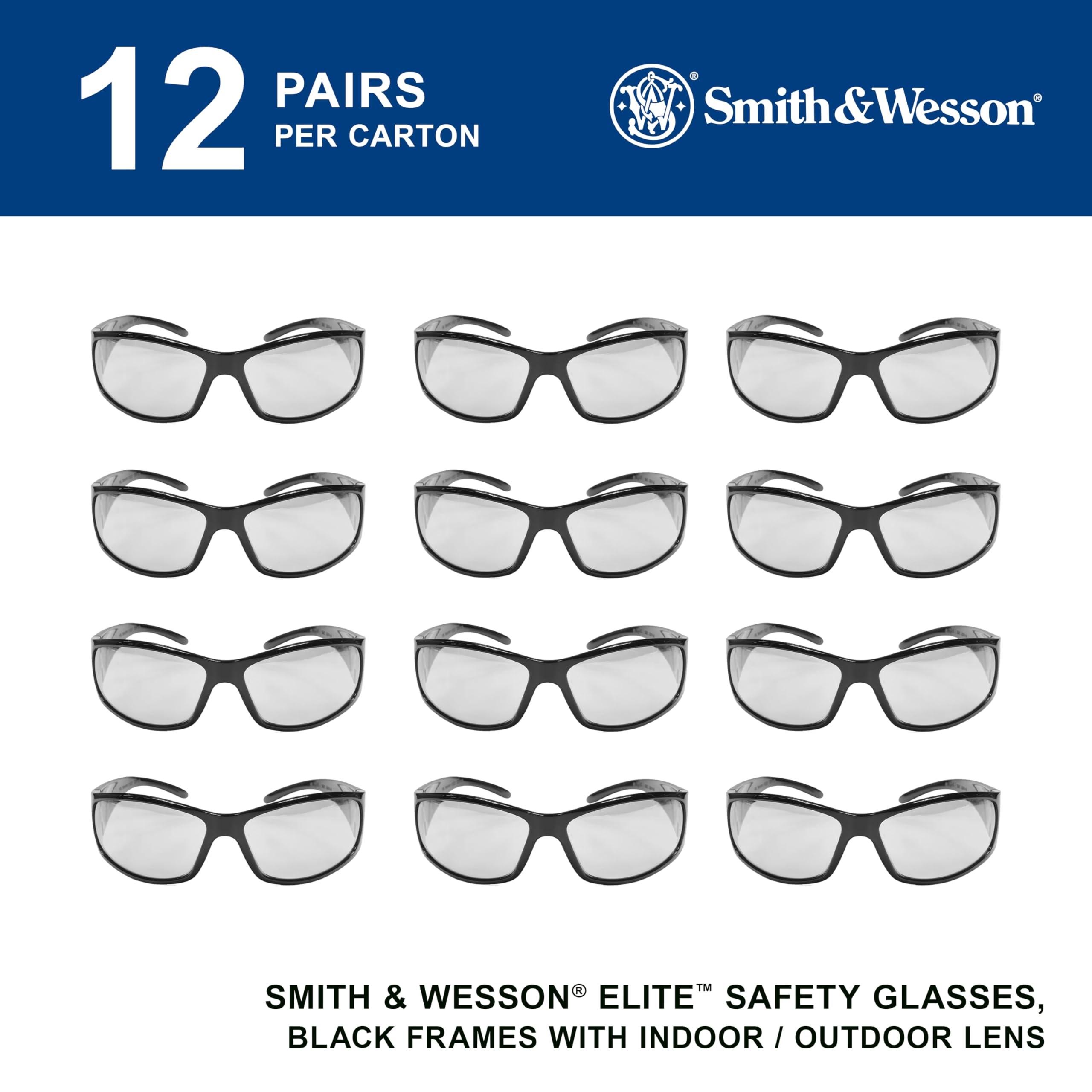 Amazon.com: Smith & Wesson® Elite™ Safety Glasses (21306