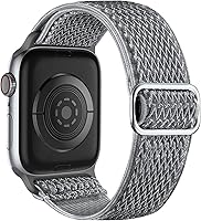 Vista 16 de Lerobo Correa de nailon elástica de bucle único para reloj, compatible con Apple Watch Series 11-1, SE/Ultra 3 2 1 38/40/41/42/44/45mm/46mm/49mm