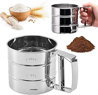 Azonee Flour Sieve Stainless Steel