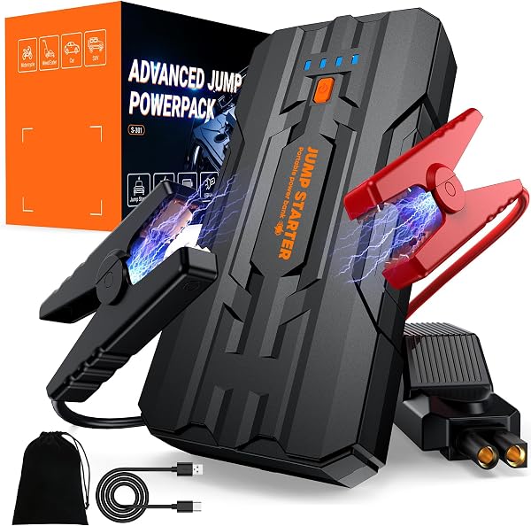 JDMCAR Jump Starter Power Pack 4000A: Reliable Power for Emergencies? - Tested 2024