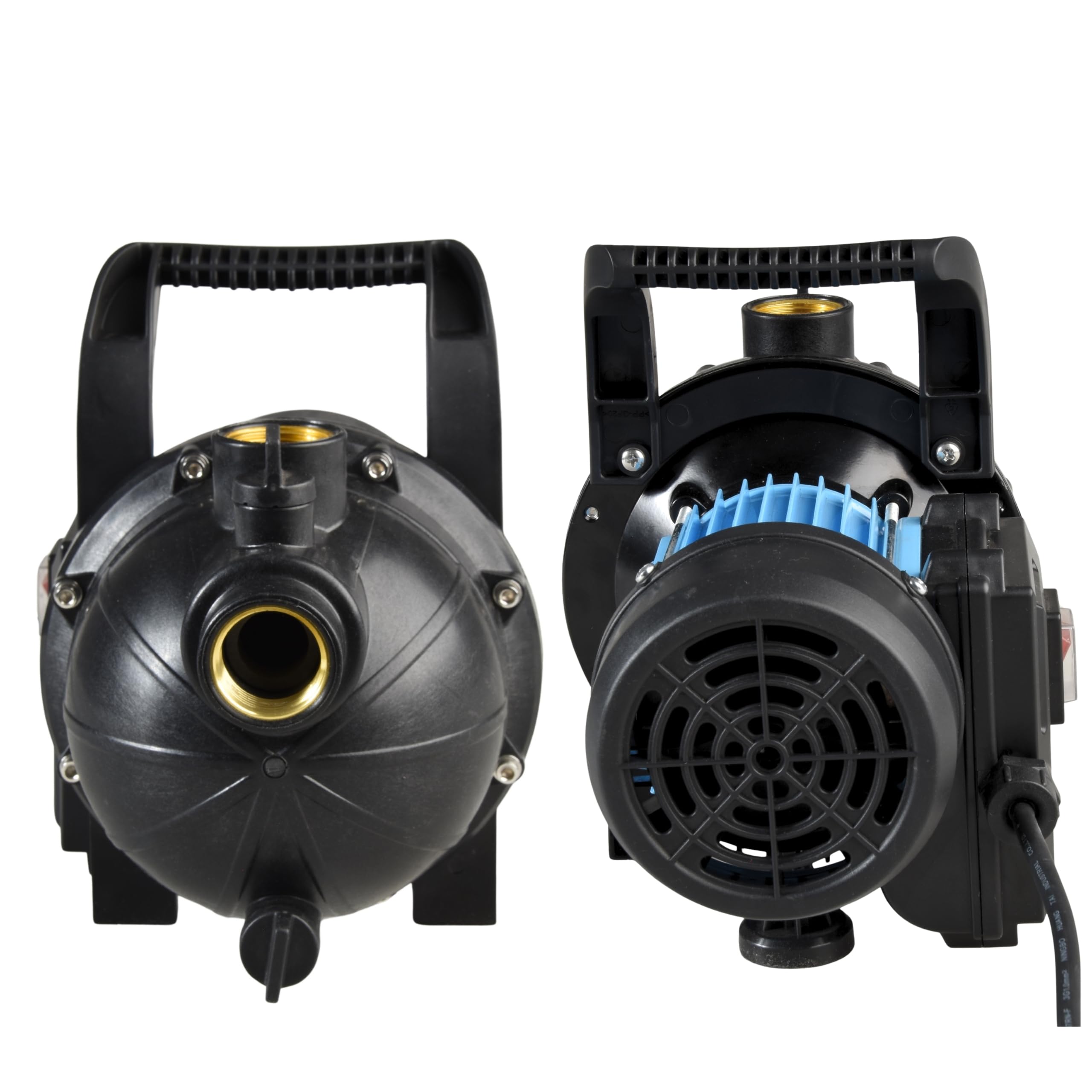 Gartenpumpe HANDY 3600 (1000 W, 3600 l/h, 48 m Förderhöhe) - selbstansaugende Wasserpumpe mit Tragegriff - Wassereinfüllschraube, Wasserablassschraube - Hauswasserwerk, Teichpumpe, Gartenbewässerung