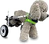 Small/Medium Dog Wheelchair Cart, Dog Mobility Cart Aids For Back Legs, Assist Small Pets With Paralyzed Forelimbs Or Hindlimbs In Restoring Their Mobile Assisted Walking Vehicle, (Size : Size XXS) (